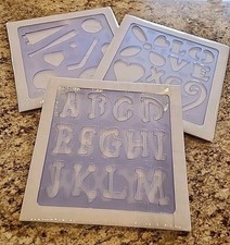 NIP Creative Memories Creative Cuts Lot Of 3 Sports, Love, Playful Alpha