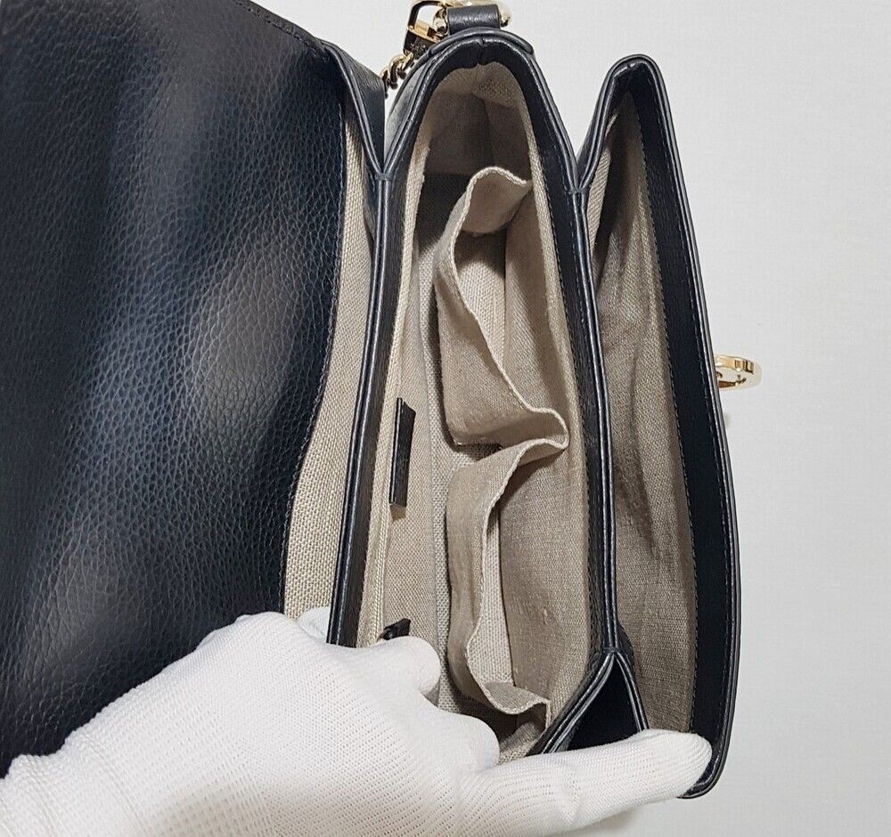 Gucci Interlocking Small Top Handle Chain Shoulde… - image 8