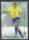 RARE 2007 FUTERA PLATINUM WORLD FOOTBALL - LUCIO -BRAZIL- DEFENDER CARD