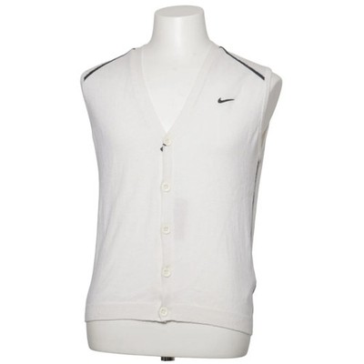Nike Golf, Weste, Größe: M, Weiß, Polyester/Wolle, Einfarbig, Feinstrick #RVg