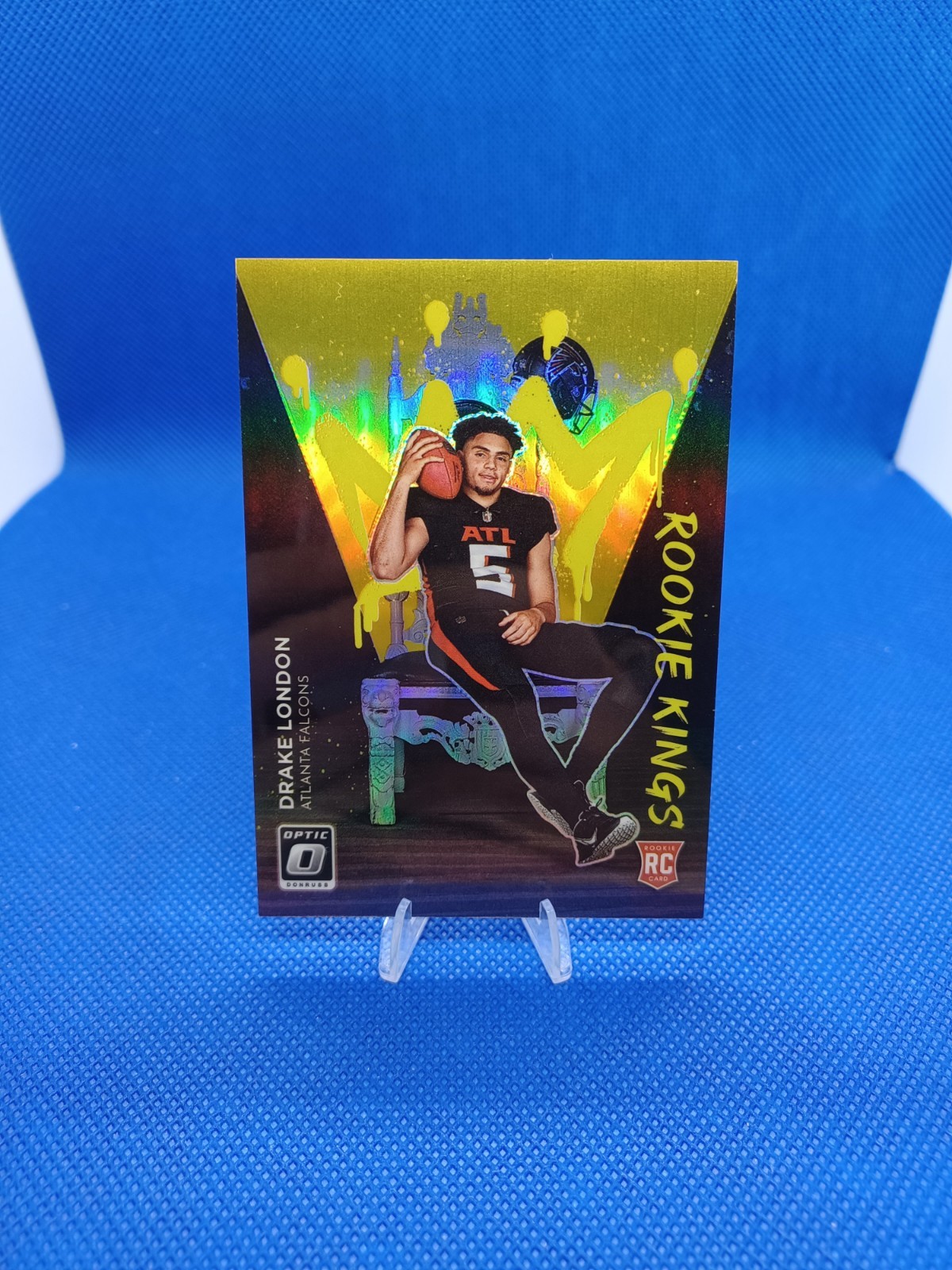 Drake London Panini Donruss Optic Rookie Kings #RK6 Gold