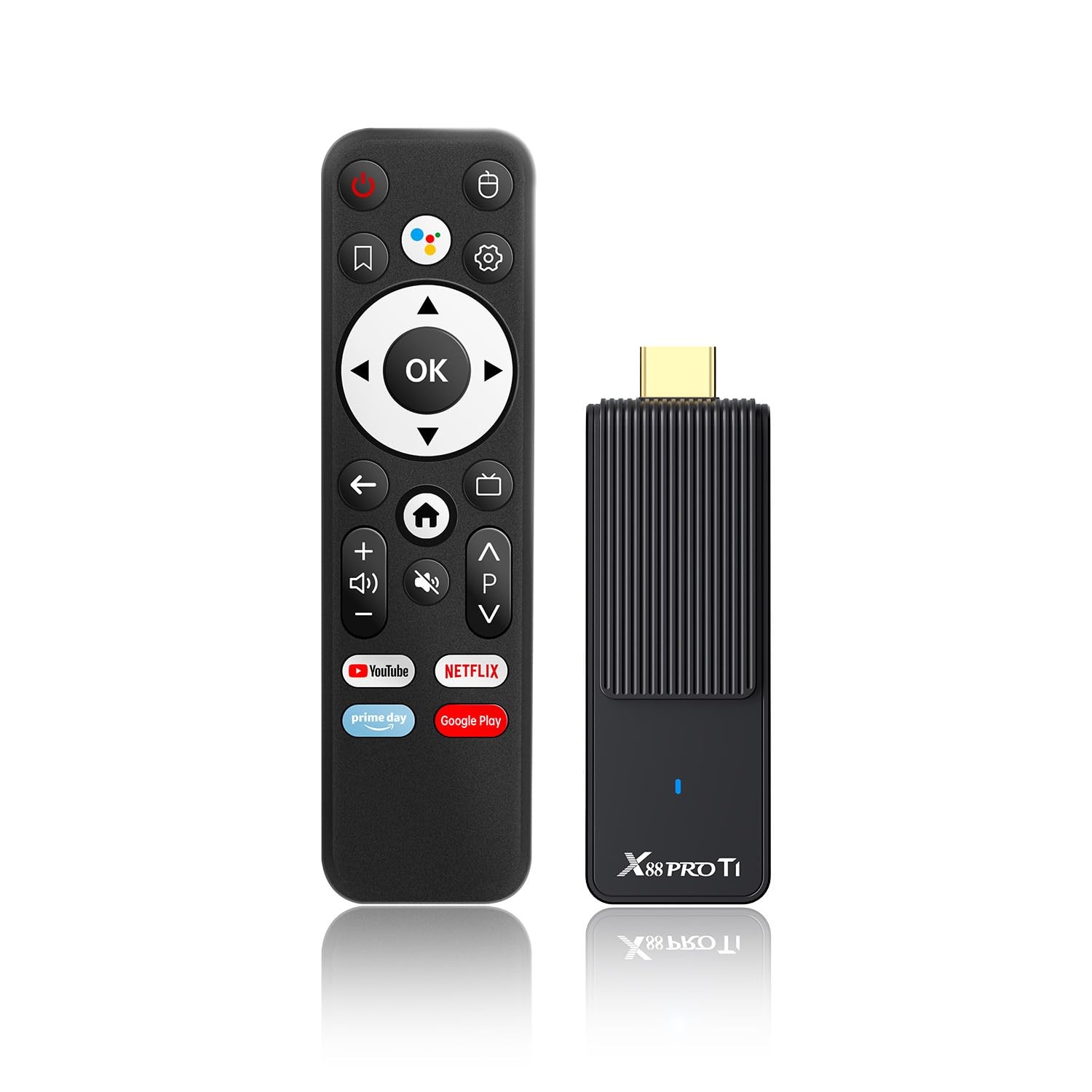 Clé TV Android 14 ultra fluide grâce au processeur Quad-Core RK3518