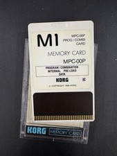 KORG M1 MPC-00P PROG/COMBI CARD- WITH THE FAC...