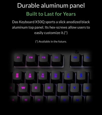 Daskeyboard X50 Mechanical USB Keyboard RGB Programmable !!  (DKGKXS0POGZSOUSX)