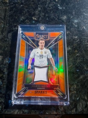 2017-18 Panini Select Sparks Jersey Mario Götze /75 Deutschland Relic Patch