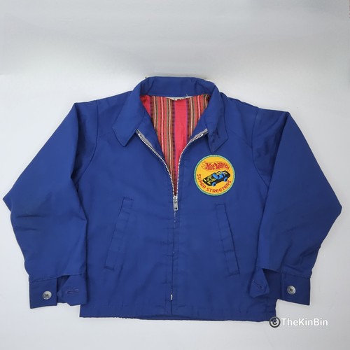 OOAK Vintage Hot Wheels Kids 10-12? DeLuxe Sportswear Jacket W/1970s patches - Picture 2 of 22