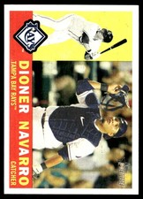 Dioner Navarro 2009 Topps Heritage #263 Rays MLB READ FREE SHIPPING AutographDen