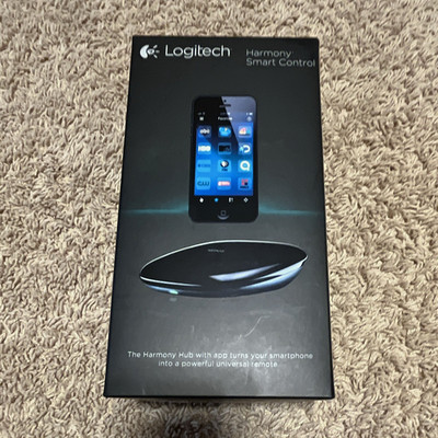 Logitech Harmony Smart Control Hub Smart Remote w/ App, Wireless, Black