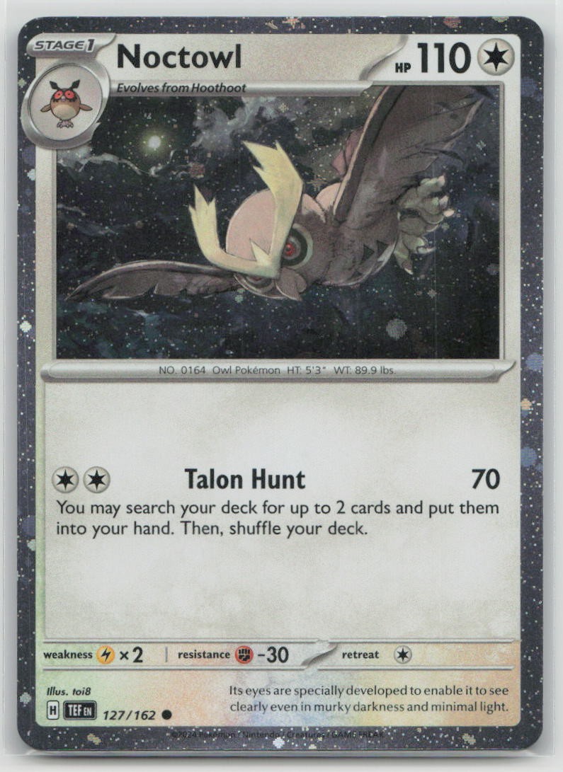 Noctowl (Cosmos Holo) 127/162 Holo Promo Scarlet & Violet Promo Pokemon MP