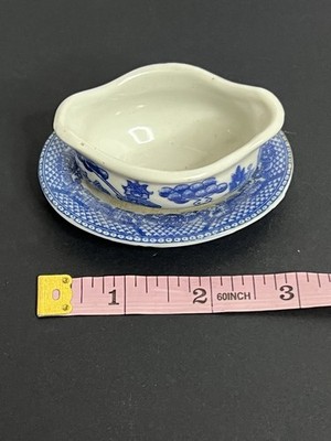 Vintage Replacement piece For blue willow child's tea set  Occupied Japan