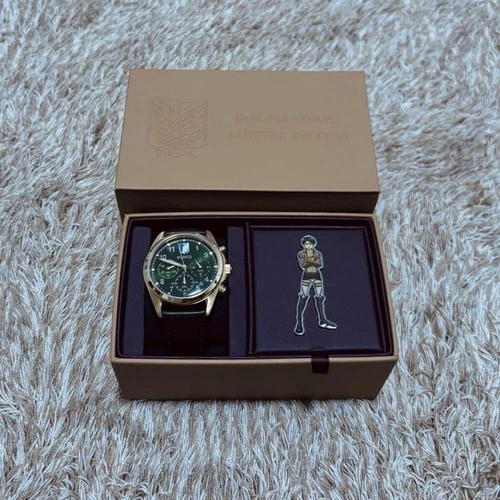 WATCH m23/ Casio WIRED Attack on Titan Levi Watch Quartz Limited Edition 1750pc