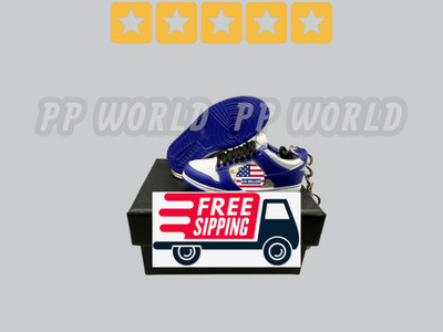 1/6 Scaled Mini Shoe Keychain Collectible Miniature Model With Box Option