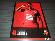 Abdelhamid Ait Boudlal Unsigned Stade Rennais FC Club autograph card