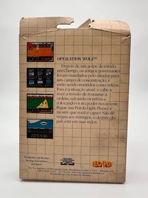 Operation Wolf Sega Master System Tec Toy Brazil Box No Manual Tested