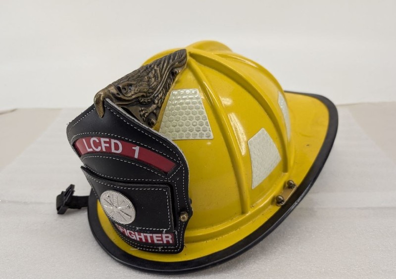 American Classic Paul Conway LCFD 1 Firefighter Helmet Lane County Fire Oregon