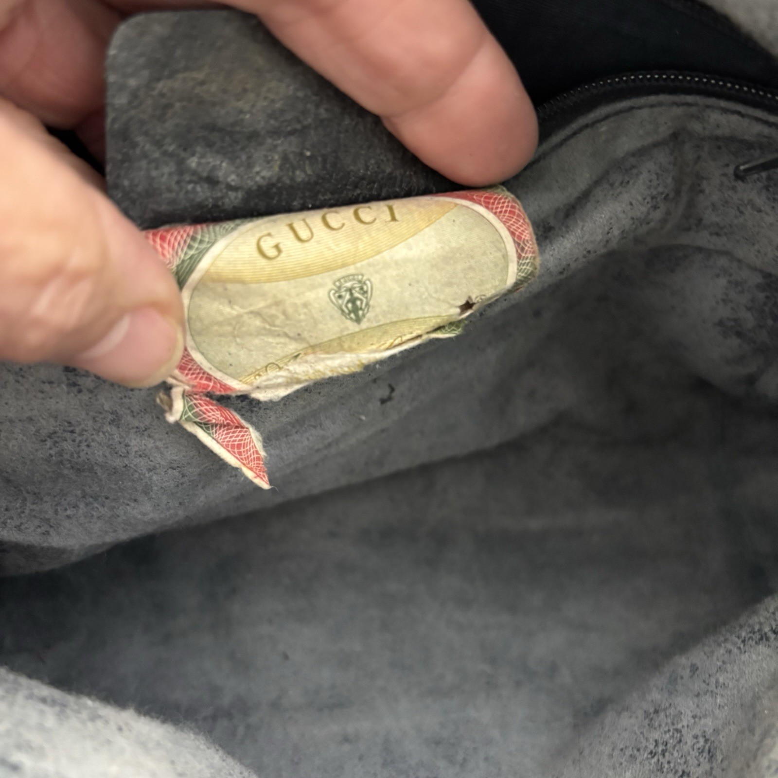 Vintage Gucci Accessory Collection Camera Shoulder Bag GG Logo Navy Blue thumbnail 7