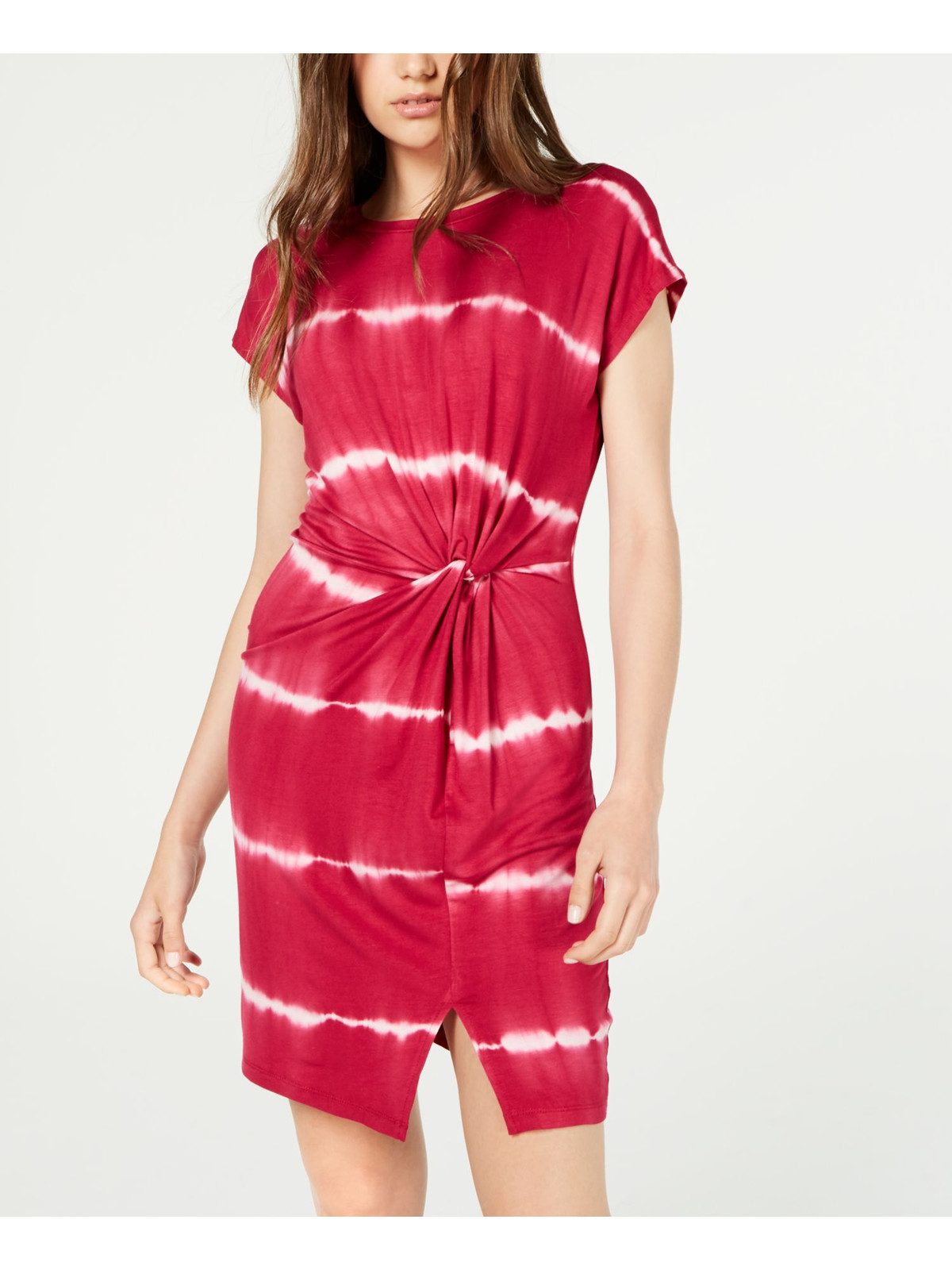 ULTRA FLIRT Womens Pink Short Sleeve Bodycon Mini Dress XS