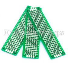 10PCS Double Side Prototype PCB Tinned Universal Breadboard FR4 2x8 cm 20mmx80mm