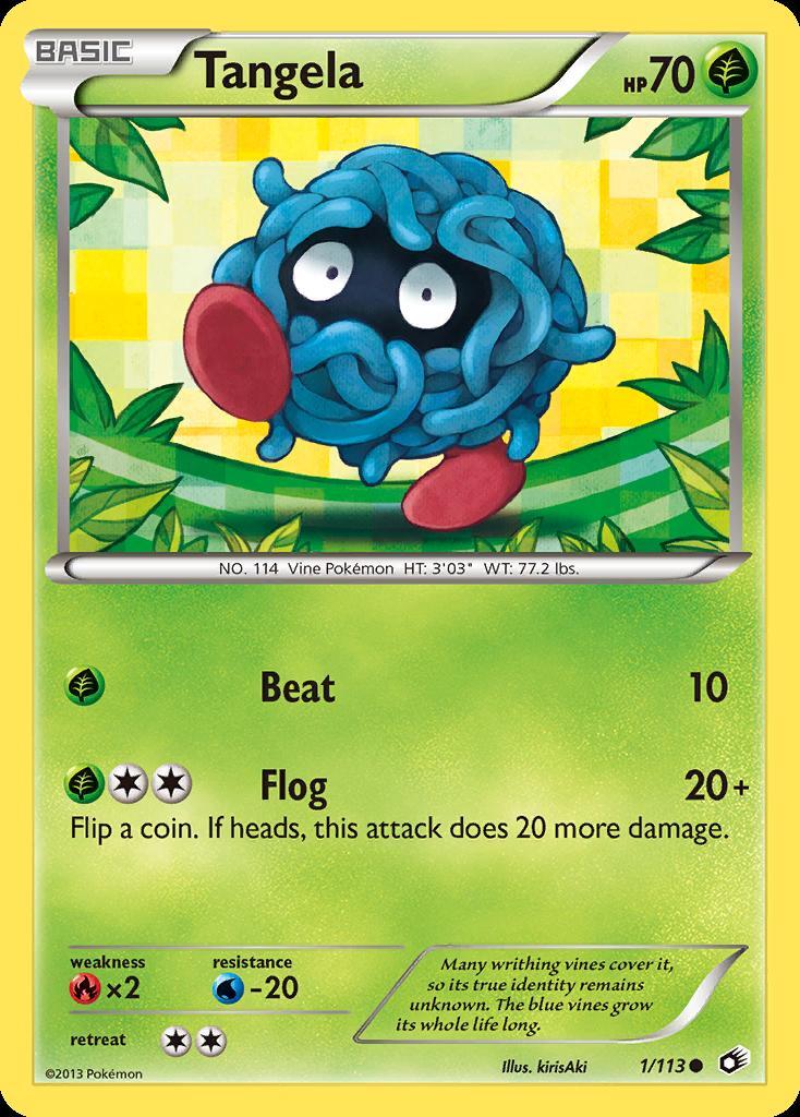 Pokemon Tangela (1/140) Legendary Treasures LP