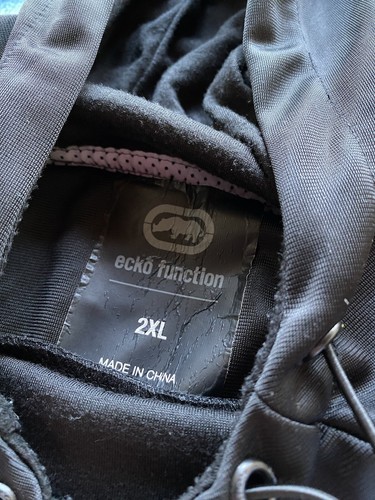 Y2k Ecko Unltd Function Graffiti Hoodie Sz 2XL XXL Southpole JNCO Quicksilver - Picture 8 of 10
