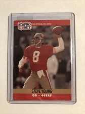 1990 Pro Set #645 Steve Young HOF 49ers QB 🏈Official NFL Pro Set Players Assoc.