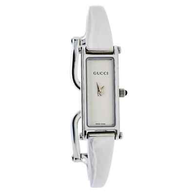 569 稼動 GUCCI 時計 レディース 1500L シルバー ブレスウォッチ GUCCI Vintage Silver Stainless Steel 1500L Quartz Women's