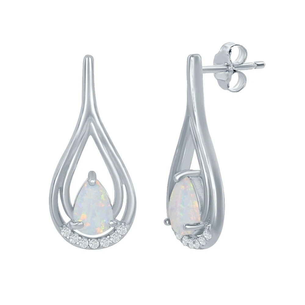 Araña de ópalo Pendientes de Moda