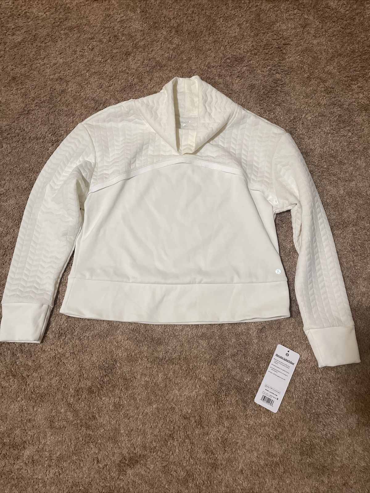 NEW LAYER 8 Women's Hibernation Quilted Pullover Size Small Winter