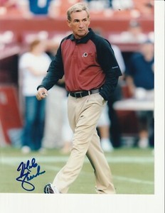 Washington Redskins Mike Shanahan autographed 8 x 10 photo