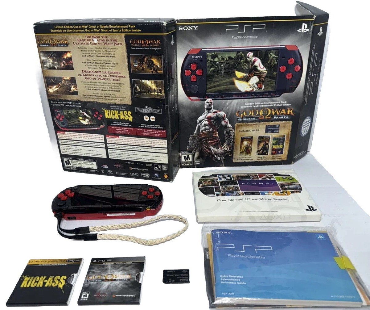 Sony PSP 3001 GOD OF WAR Ghost of Sparta Edition Complete Sony PSP 3001 GOD OF WAR Ghost of Sparta Edition Complete