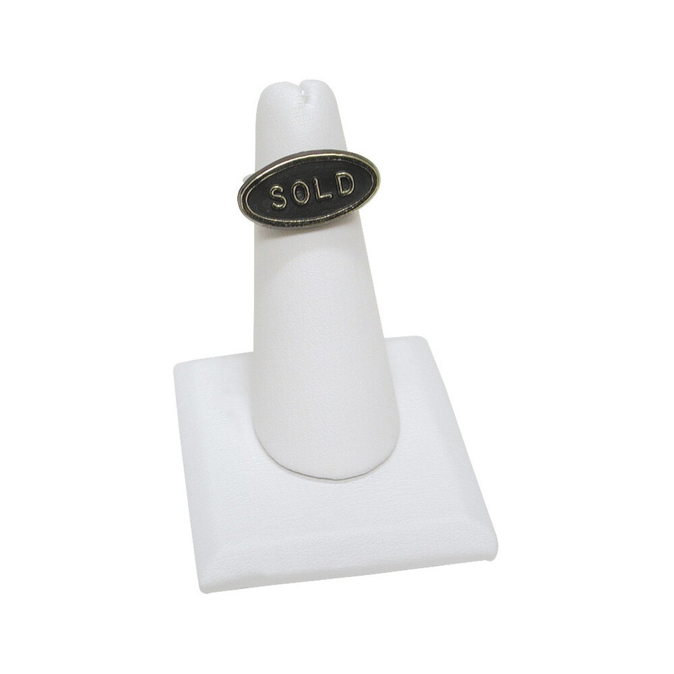 Countertop Finger Shaped Ring Display Stand Showcase Square Base Ring ...
