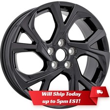 New Set of 4 18" Gloss Black Alloy Wheels Rims for 2018-2022 Toyota C-HR