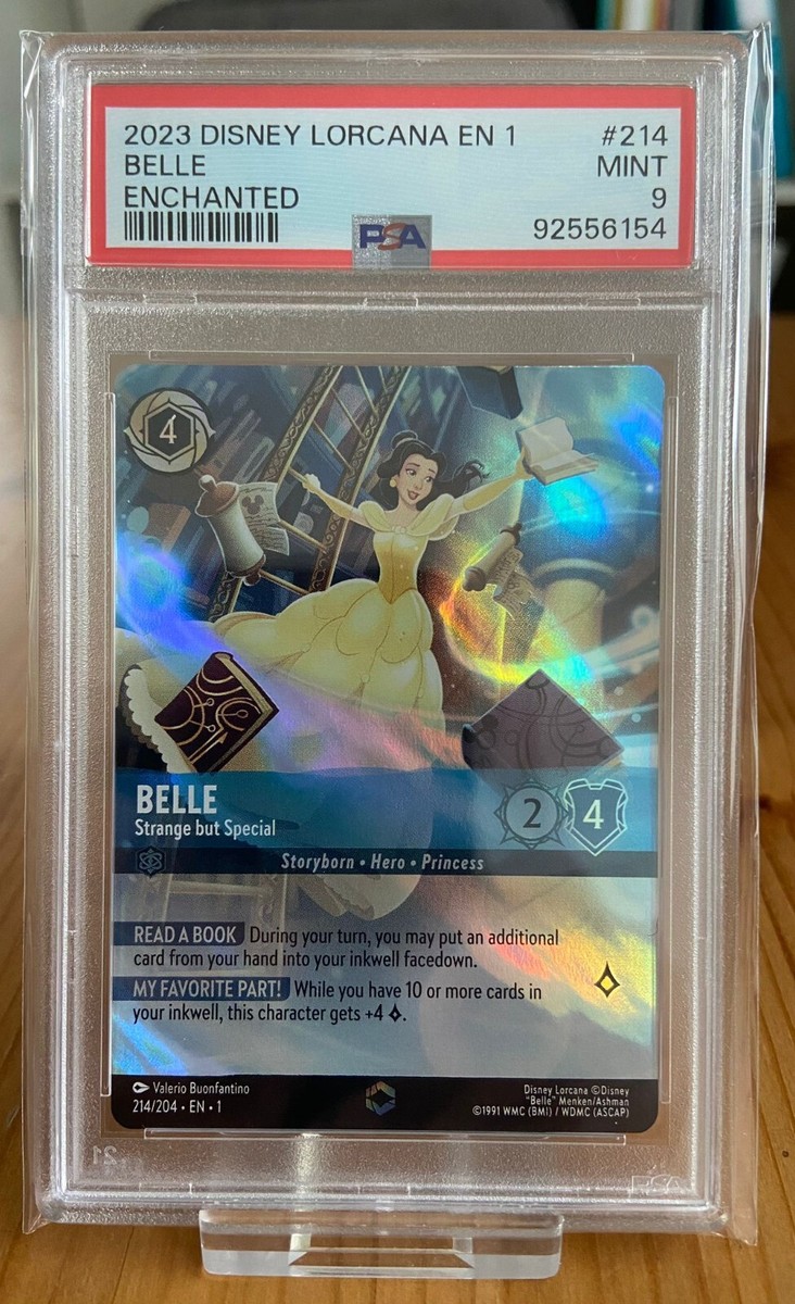 ベル エンチャンテッド psa9 2023 Disney Lorcana EN 1 Enchanted #214 Belle PSA 9 | eBay
