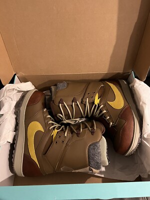 Nike Zoom DK Snowboard Boots Brown Danny Kass Men's Size 7.5