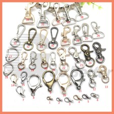 Swivel Clip Clasp Key Ring Snap Hooks Finding Lobster Bag Clasp Various Size