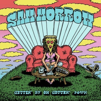 Gettin' by on Gettin' Down (Red Sky Vinyl) by Morrow, Sam (Record, 2020)
