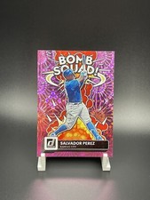 2022 Panini Donruss Salvador Perez Bomb Squad Pink Fireworks #BS-1