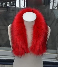 🔥Faux Fur Trim for Hood Collar Detachable Replacement Jacket Vegan Raccoon Fur