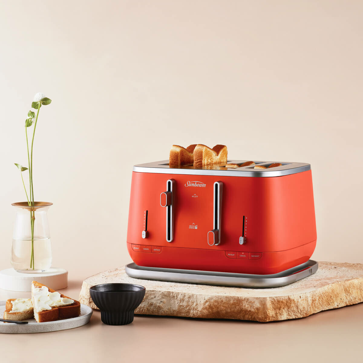 NEW Sunbeam Kyoto City Collection 4 Slice Toaster Orange TAM8004NG eBay