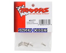 Traxxas 3177 Screws, 3x10mm Countersunk Machine 6 TRA1
