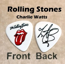 ROLLING band novelty signature WATTS guitar pick -(S-2155)wt