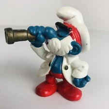 VTG 1982 Original SMURF ￼20141 Ship Captain Skipper Sailor Peyo ￼