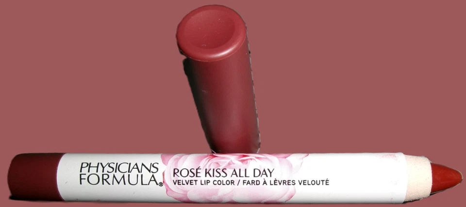 Physicians Formula Rose Kiss All Day, Velvet Lip Color, Wine & Dine, 0.15 oz X 2 - Image 3 of 3