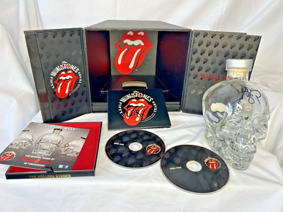 Rolling Stones Crystal head Vodka 50th Anniversary Signed By Dan
