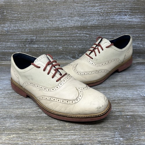 Chaussures Homme Cole Haan Great Jones Oxford - Bleu Iris Chambray, Bout D'aile, Taille US 10.5 M, Occasion