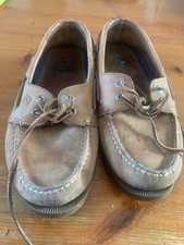 sperry boatshoes top sider tan wellused