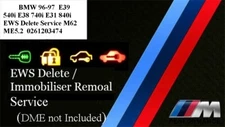 96-97 E39 540i E38 740i E31 840Ci - EWS Delete Service - M62 - ME5.2 0261203474