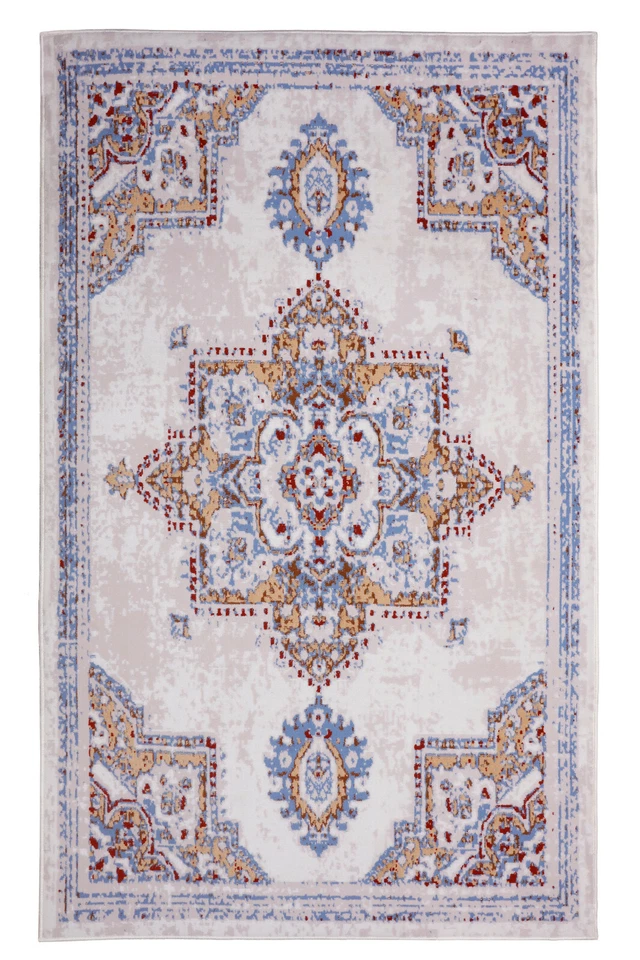 Искусственно состаренный богемный переходный марокканский восточный ковер 7 футов 8 дюймов x 11 дюймов - 512 - Изображение 3 из 4