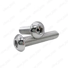 304 Stainless Steel Hex Socket Button Head Hollow Screws M3 M4 M5 M6 M8 M10 M12