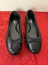 Easy Spirit Baily Ballet Slip On Womens Black Flats Casual Size 7.5